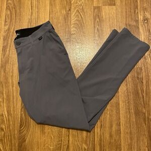 Travis Mathew Pants Mens 30 Grey Open To Close Golf Stretch Performance Trousers